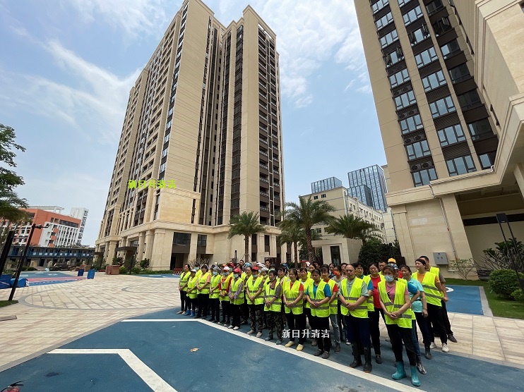 深圳樓盤開荒保潔公司：泰福名苑