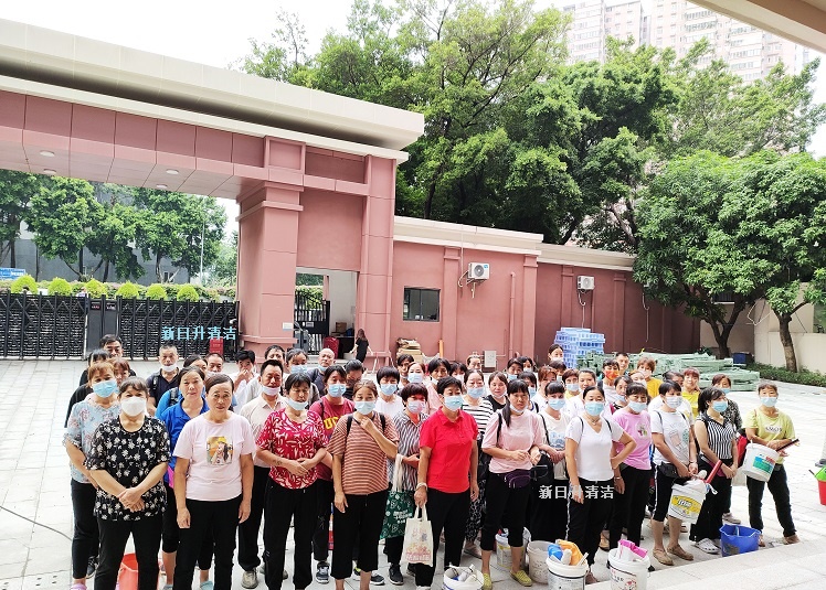深圳學校開荒保潔服務公司：廣藝高中